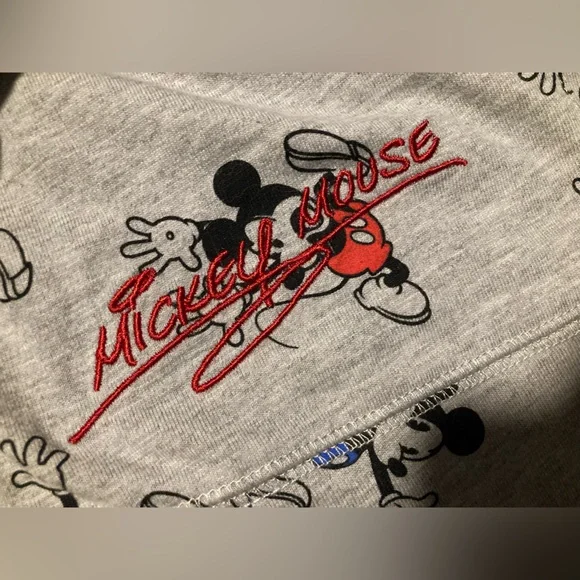 Disney brand, Mickey Mouse Gray Zip-up Hoodie, size 2X, new with tags - Picture 5 of 12